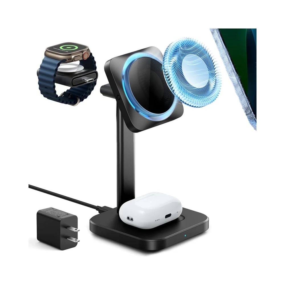 ESR Qi2 15W 3-in-1 Wireless Charging Station