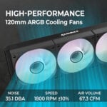 RAIDMAX LD360 Digital AIO ARGB Cooler - Image 5