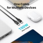 UGREEN 15275 100W 5A Max Type-C to Type-C PD Silicone Braided 1M Fast Charging Cable - Image 7