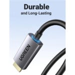 UGREEN 45509 HDMI 4K Fiber Aluminum Shell Male to Male 50M Optic Cable - Image 2