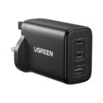 UGREEN 55333 65W (1 USB + 2 Type-C) 3-Port UK Pin Fast Charging Adapter