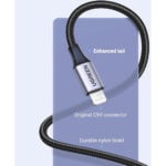 UGREEN 60158 MFi Certified 2.4A Nylon Braided USB to Lightning 2M Cable - Image 5