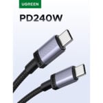 UGREEN 65907 240W USB-C to USB-C PD 2M Fast Charging Cable - Image 5