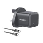 UGREEN 75958  Type-C 30W GaN Fast Charger UK with Type-C to Type-C Cable