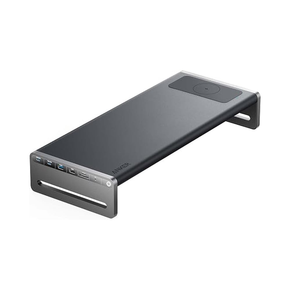 Anker 675 12 in 1 Monitor Stand USB-C Docking Station with Wireless Charging