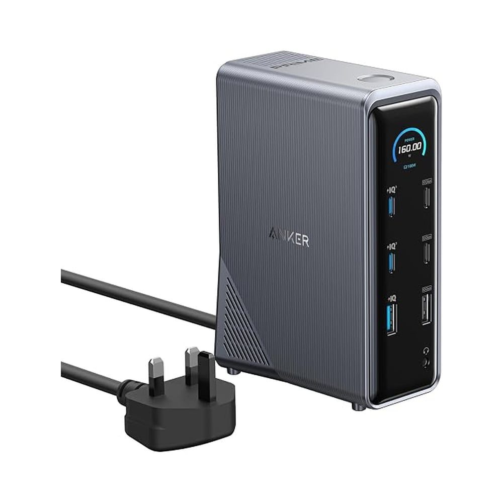 Anker A83B62A1 Prime 14-in-1 160W Dual Display Charging Docking Station