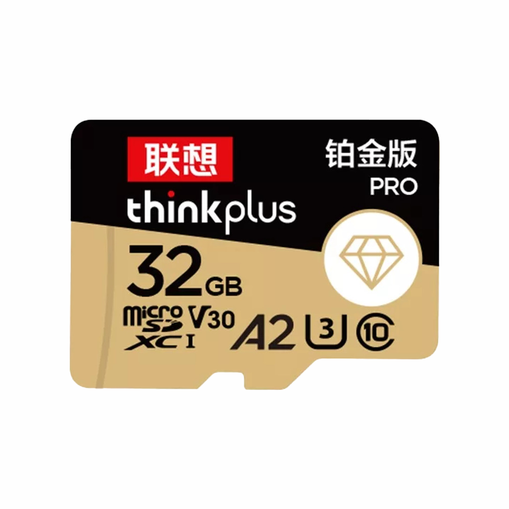 Lenovo Thinkplus microSDXC 32GB 130MB/s Micro SD Platinum Memory Card