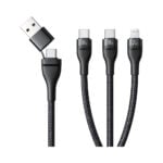 Baseus Flash Series 3 100W Two-for-Three U+C to C+C+L Fast Charging 1.5M Cable