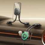 Baseus 15W PrimeTrip C03sPro Bend & Flip Magnetic Wireless Car Charger Mount Stick-On Type - Image 3