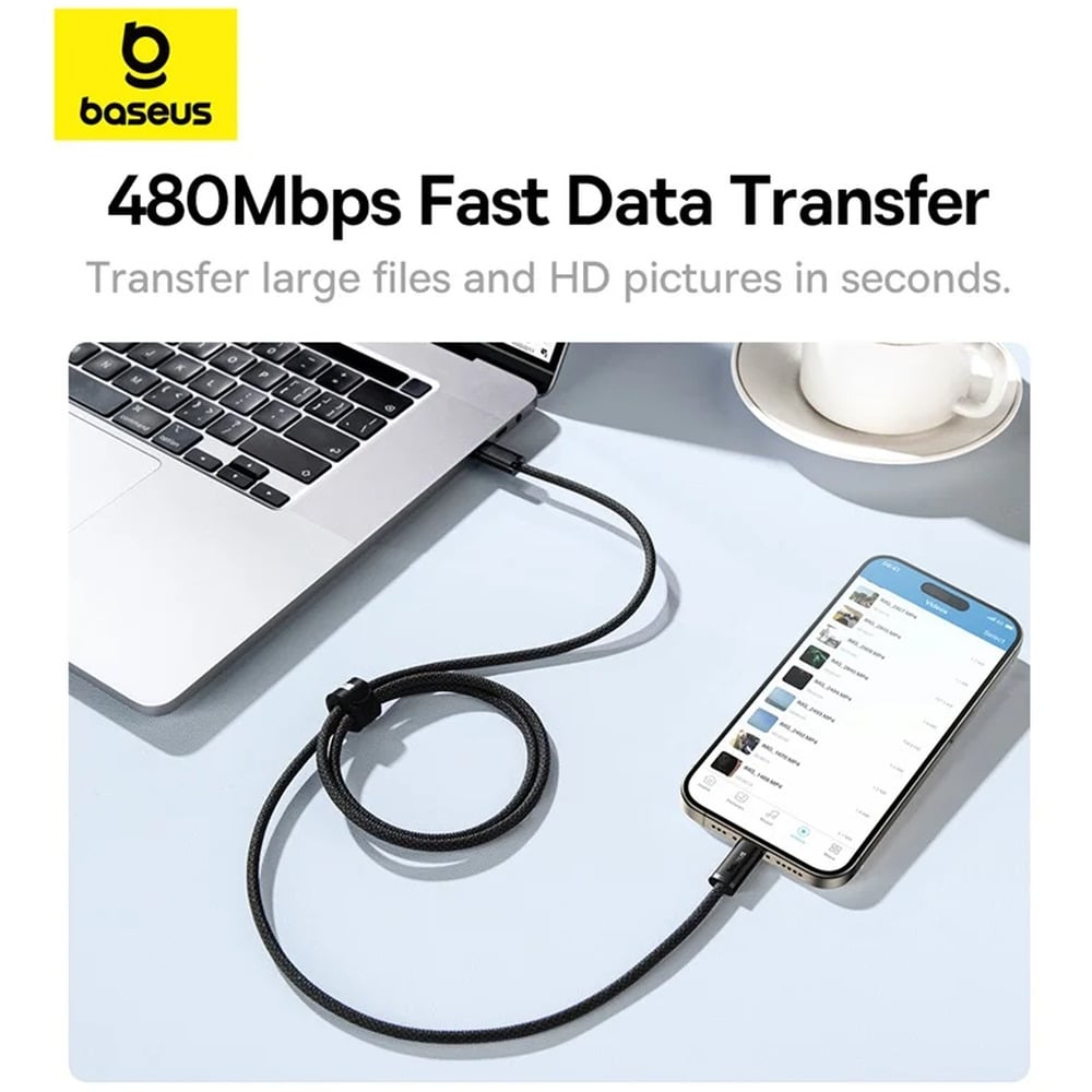 Baseus Dynamic 3 Series 100W Type-C to Type-C Fast Charging 2M Data Cable