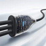 Baseus Flash Series 3 100W One-for-three Type-C to C+C+C Fast Charging 1.5M Cable - Image 8
