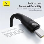 Baseus Flash Series 3 100W One-for-three Type-C to C+C+C Fast Charging 1.5M Cable - Image 10