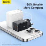 Baseus 40W GaN5 Pro C+C EU Fast Charger - Image 2