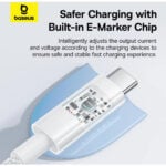 Baseus Gem 100W Type-C to Type-C Fast-Charging 2M Data Cable - Image 3