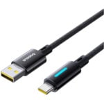 Baseus Lit Button-Control 100W USB to Type-C Fast Charging 1M Data Cable - Image 3