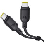 Baseus New Pudding Series 1.5Meter 100W Type-C to Dual Type-C Fast Charging Cable - Image 2