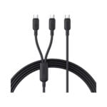 Baseus New Pudding Series 1.5Meter 100W Type-C to Dual Type-C Fast Charging Cable