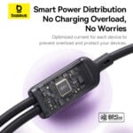 Baseus New Pudding Series 1.5Meter 100W Type-C to Dual Type-C Fast Charging Cable - Image 7