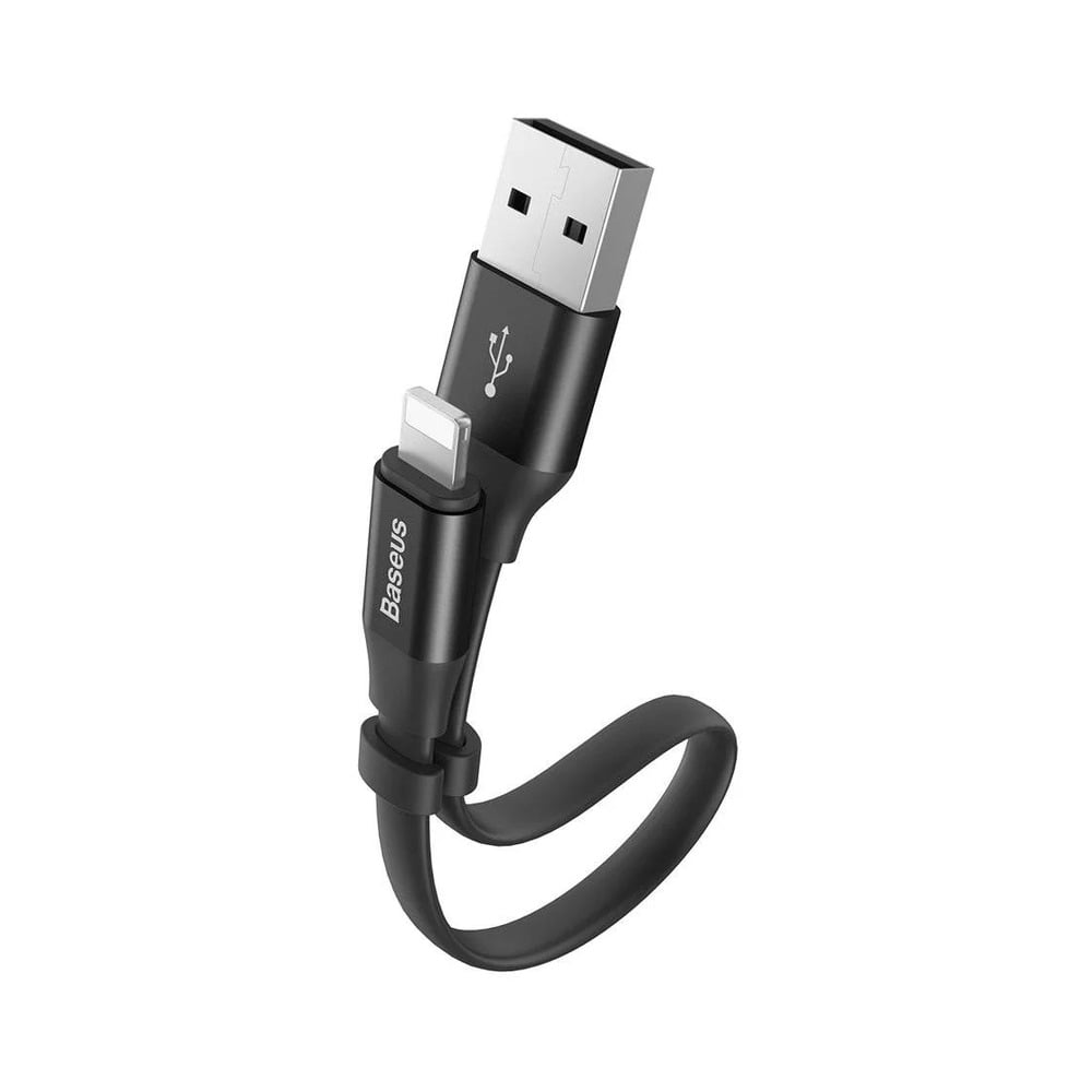 baseus-nimble-23cm-short-usb-to-lighting-cable Baseus Nimble 23CM Short USB to Lighting Cable - Image 1