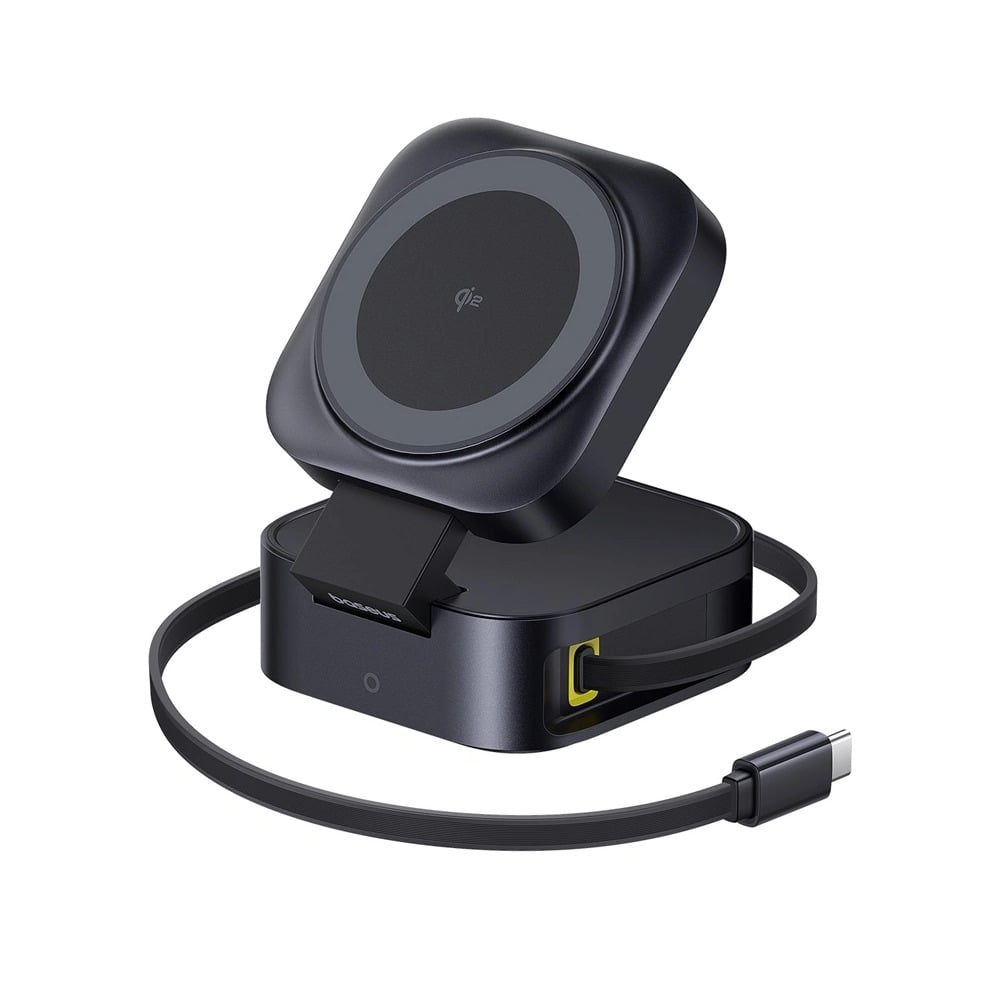 baseus-picogo-series-2-in-1-magnetic-wireless-charger-qi2-67w Baseus PicoGo Series 67W Qi2 2-in-1 Magnetic Wireless Charger - Image 1