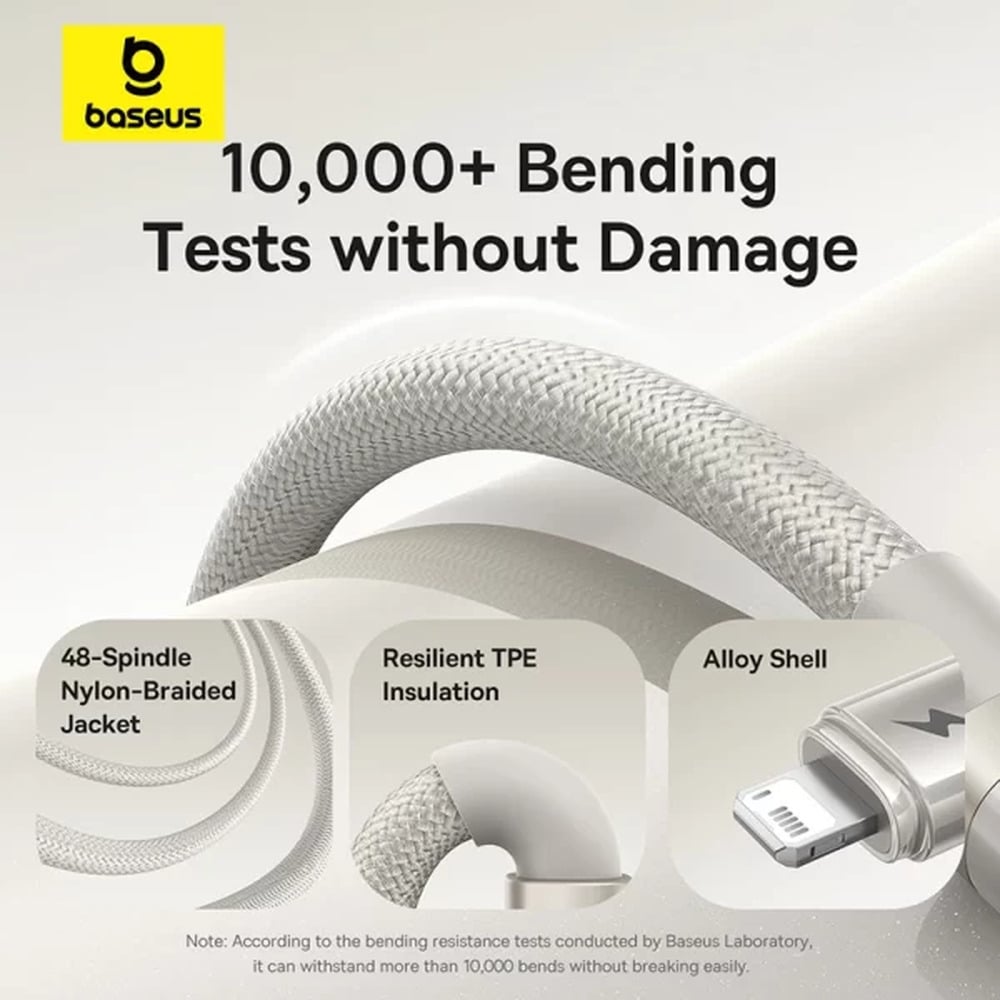 Baseus Titanium Alloy USB to Lightning 2.4A Fast Charging 2M Cable