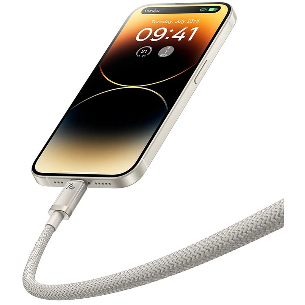 Baseus Titanium Alloy PD Type-C to Lightning 20W Fast Charging 1M Cable