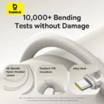 Baseus Titanium Alloy 100W USB to Type-C Fast Charging 2M Cable - Image 3