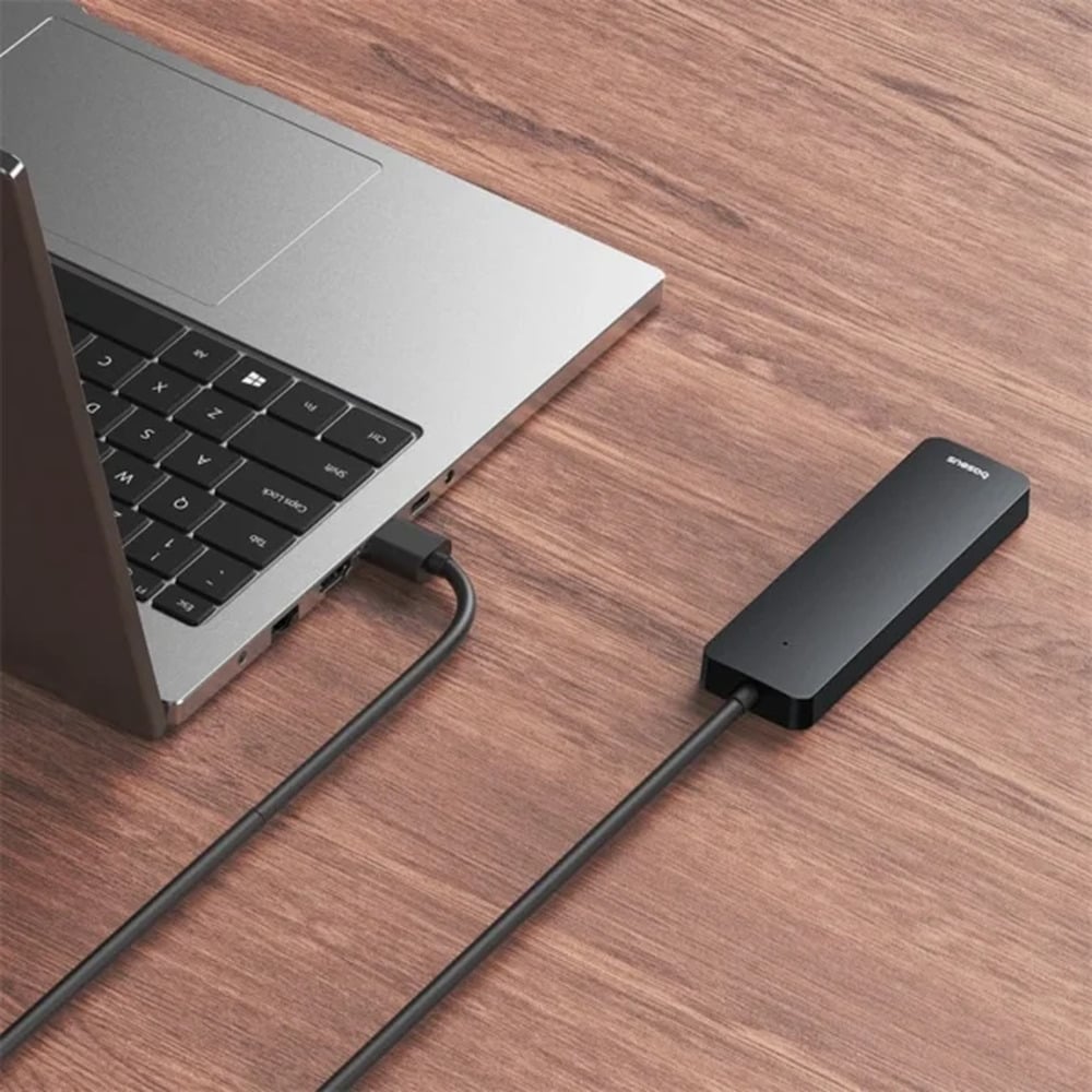 Baseus UltraJoy Series 4-Port USB-A to USB3.0 x 4 Hub Adapter with 50cm Cable