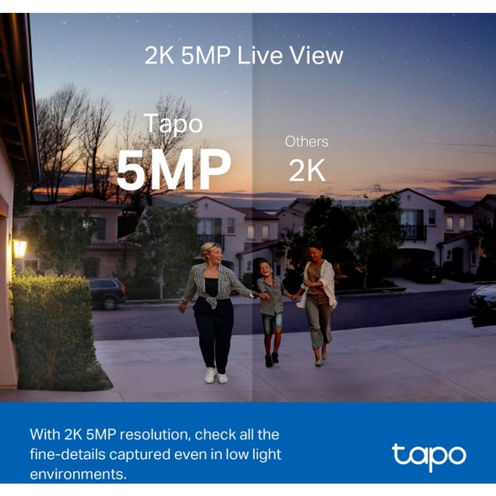 Tapo D230S1 Smart Video Doorbell 2K Battery Powered