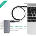 UGREEN 10387 Type-C Male to Type-C Female Audio & Video USB Extension 1M Cable - Image 6