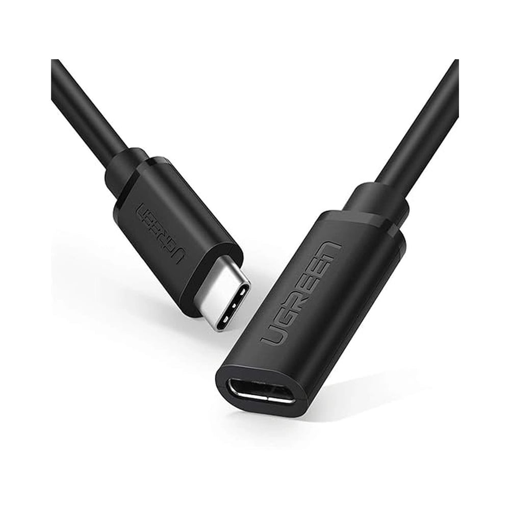 ugreen-10387 UGREEN 10387 Type-C Male to Type-C Female Audio & Video USB Extension 1M Cable - Image 1