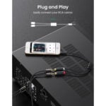 UGREEN 10547 3.5mm Male to 2RCA Female 25CM Cable - Image 5