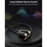 UGREEN 10547 3.5mm Male to 2RCA Female 25CM Cable - Image 4