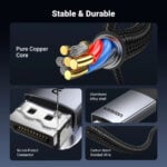 UGREEN 15774 Display Port to HDMI 4K 2M Cable - Image 3
