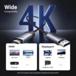 UGREEN 15774 Display Port to HDMI 4K 2M Cable - Image 2