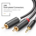 UGREEN 10588 3.5mm Female to 2 RCA Male Audio 1M Cable - Image 5