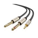 UGREEN 10618 3.5mm TRS to Dual 6.35mm TS Audio 3M Cable