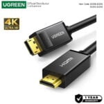 UGREEN 10204 DisplayPort Male to HDMI Male 5M Cable - Image 3
