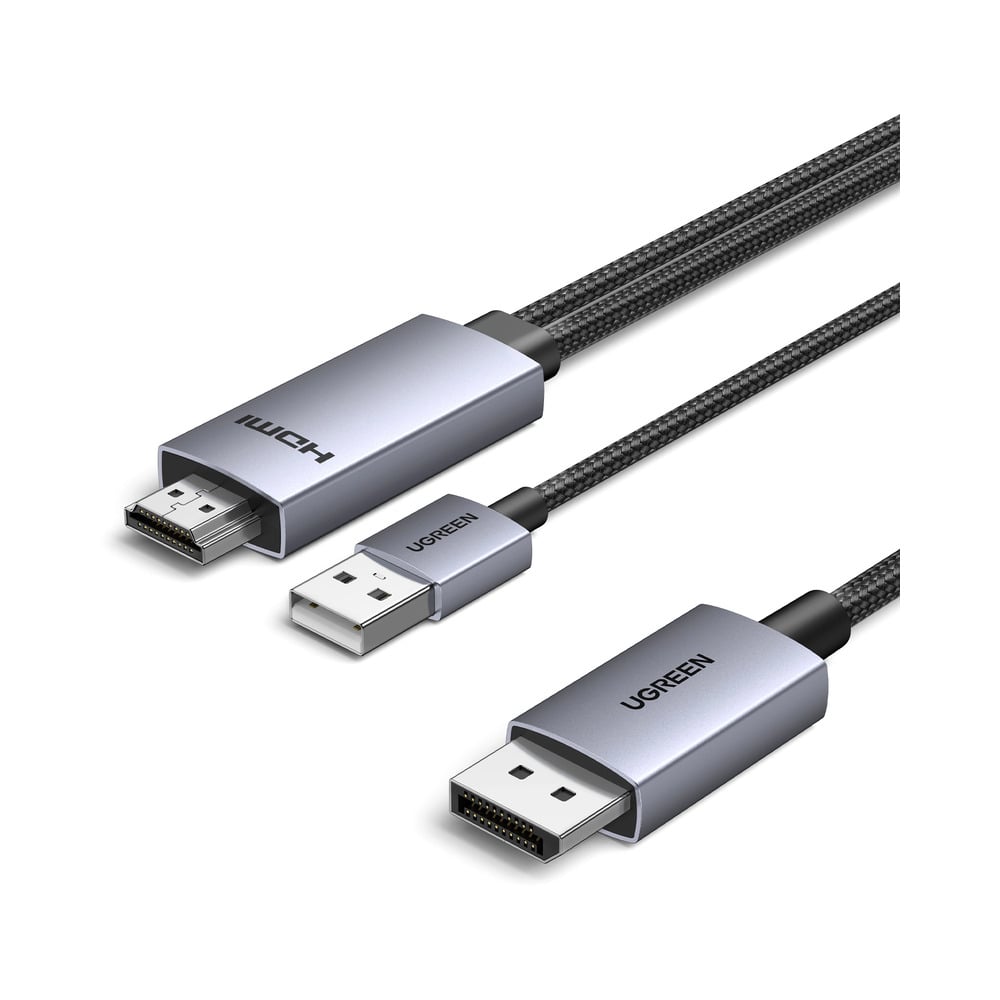 ugreen-hd169 UGREEN 55329 4K 60Hz HDMI to DP 2M Cable - Image 1