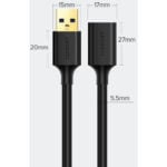 UGREEN 10373 USB 3.0 Extension 2M Cable - Image 3
