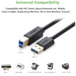 UGREEN 10372 USB 3.0 AM to BM Print 2M Cable - Image 4