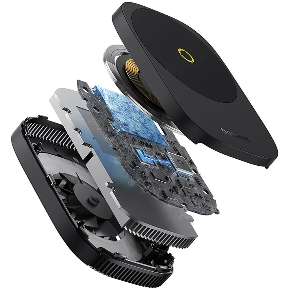 Baseus 15W MagPro II Series Ultra-Thin Magnetic Phone Cooler with Wireless Charger