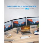 Baseus 17 Port Working Station Three-Screen Multifunctional Type-C Hub Adapter - Image 3