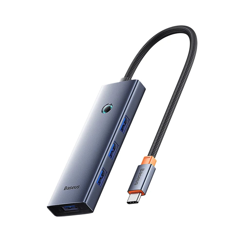 Baseus UltraJoy Series 4-Port USB-C to USB 3.0*4+Type C 5V Hub Adapter