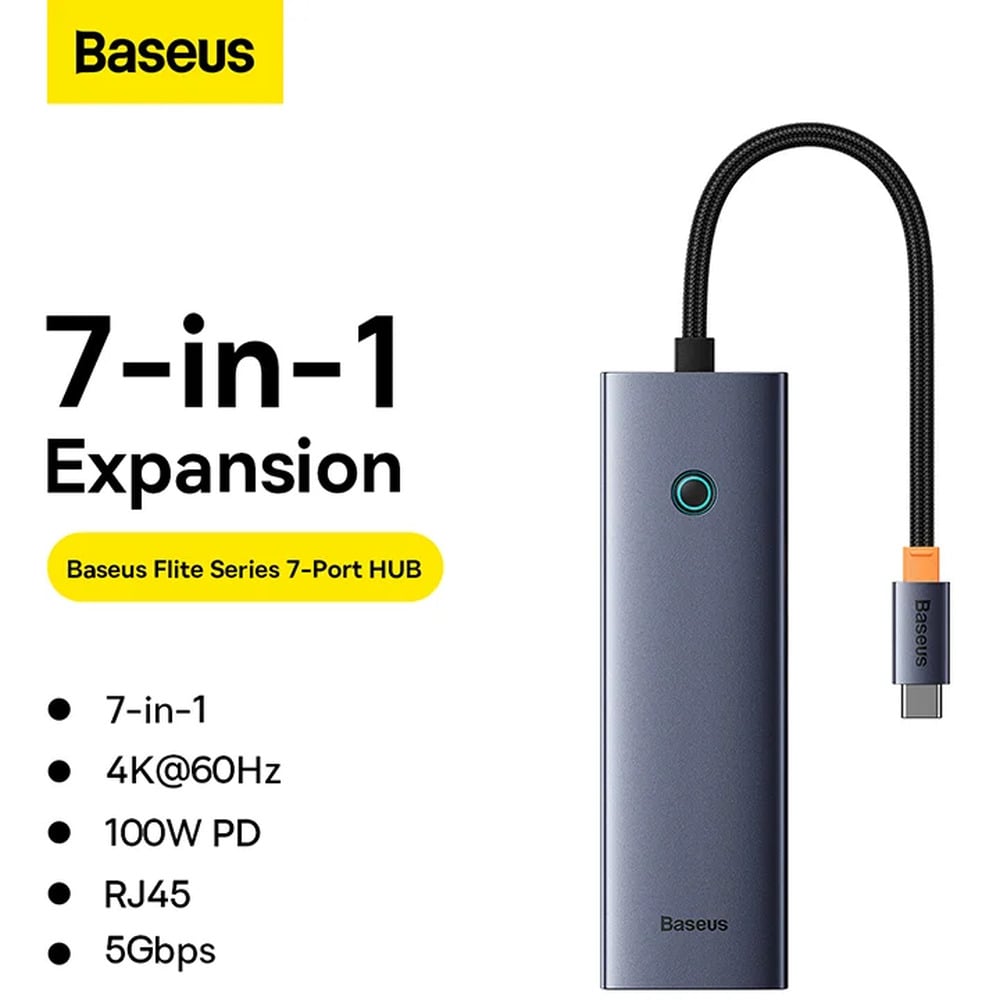 Baseus  Flite Series 7-Port Hub Docking Station
