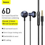 Baseus Encok H19 Wired 3.5mm Earphone - Image 5