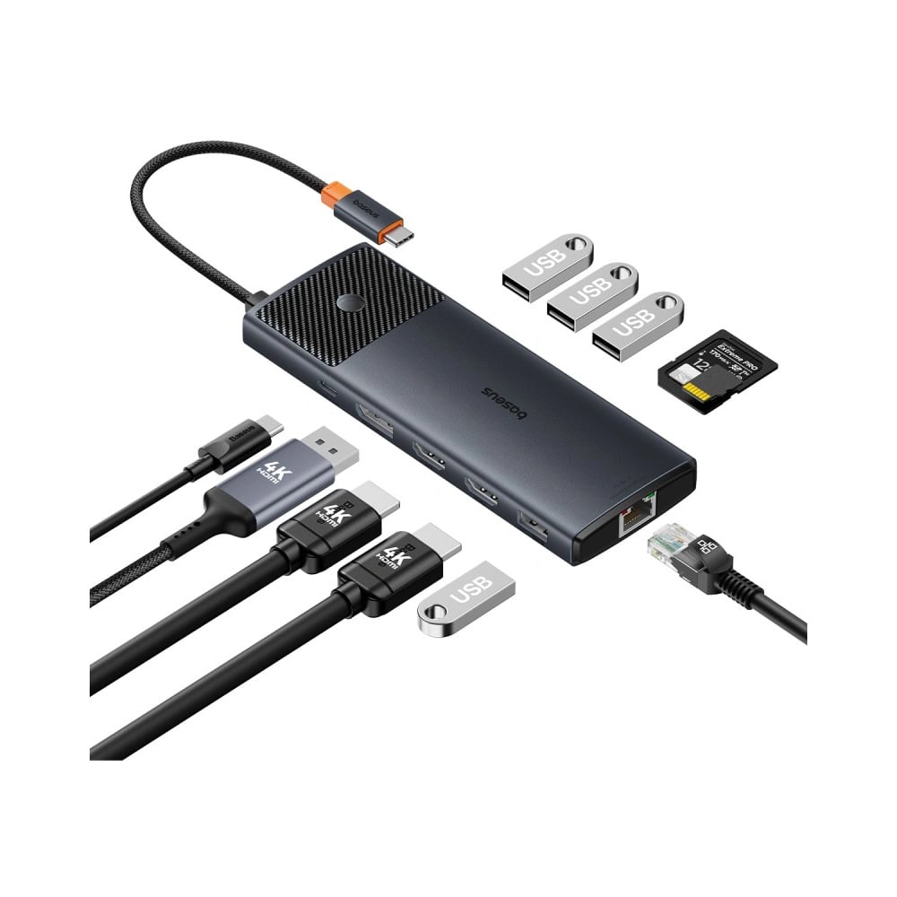 Baseus Metal Gleam Series II 11-in-1 USB Hub Docking