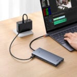 Baseus PortalJoy Series 13-Port Type-C to HDMI 4K@60Hz*2 / DP 4K@60Hz*1 / VGA*1 / USB3.1*2 / Type-C3.1*1 / USB2.0*1 / PD*1 / RJ45*1 / SD/TF*1 / 3.5mm*1 Hub Docking - Image 2