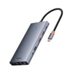 Baseus PortalJoy Series 13-Port Type-C to HDMI 4K@60Hz*2 / DP 4K@60Hz*1 / VGA*1 / USB3.1*2 / Type-C3.1*1 / USB2.0*1 / PD*1 / RJ45*1 / SD/TF*1 / 3.5mm*1 Hub Docking