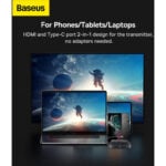Baseus Wireless HDMI 4K 30Hz Transmitter and Receiver - Image 4